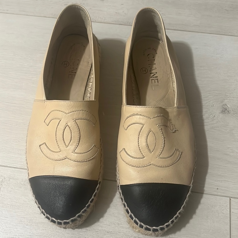 Authentic Chanel espadrilles